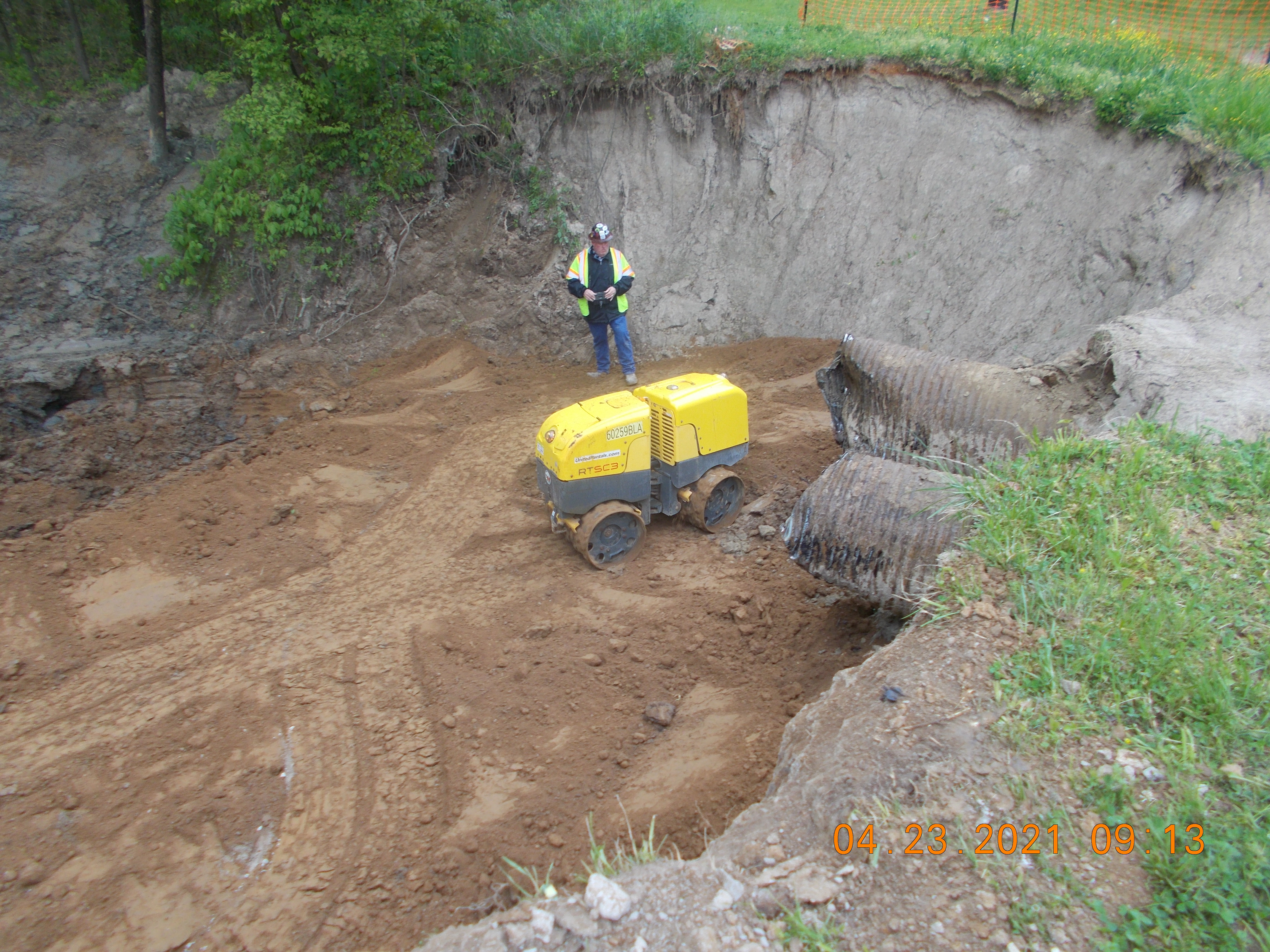 Utility Easement Erosion, Millington, TN