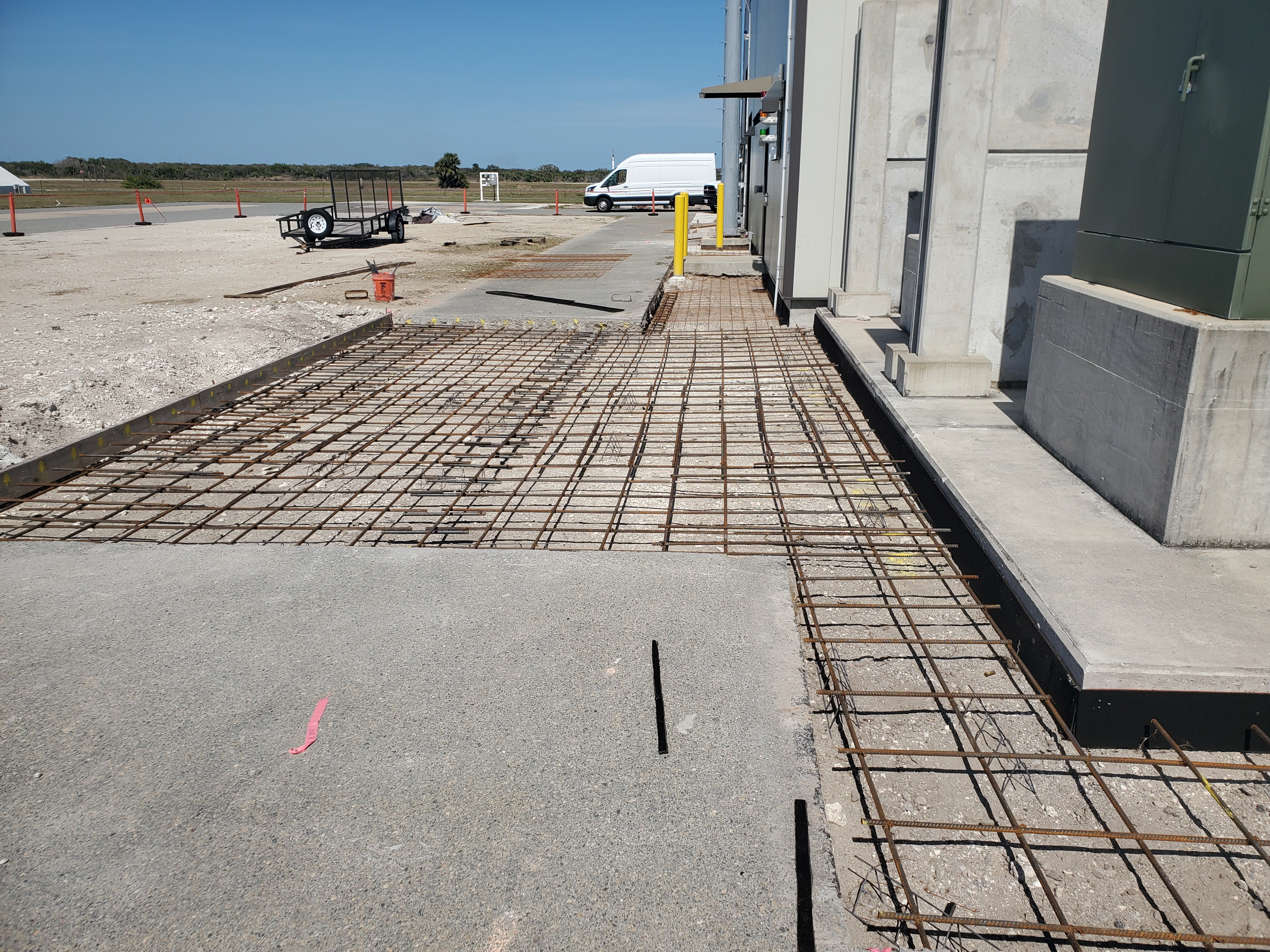 SWSA Test Facility Pavement Work at CCSFS